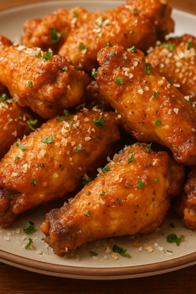 Spicy Garlic Parmesan Wings are a must-try recipe