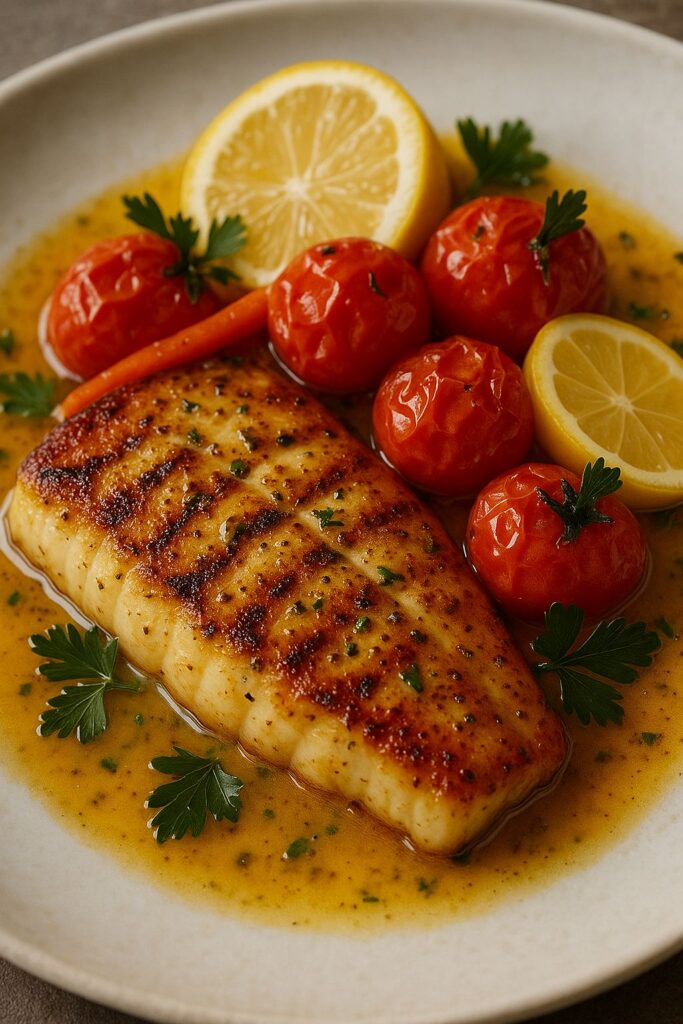 Lemon Butter Tomato Cod Recipe for a Zesty Dinner