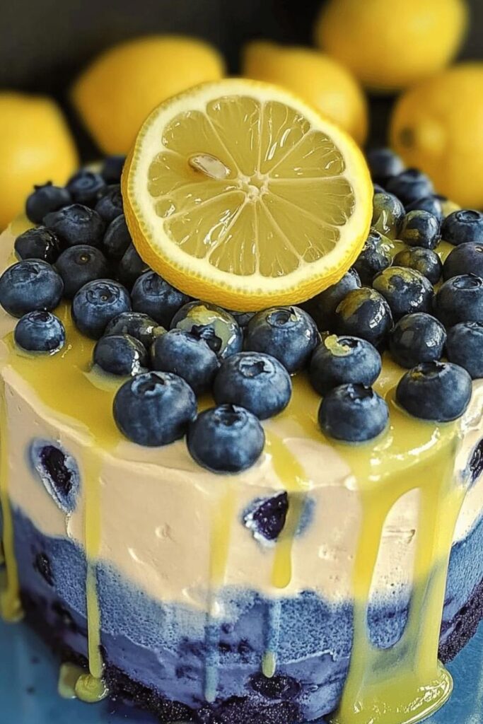 Blueberry Lemon Crème Cake Recipe for Summer Delight