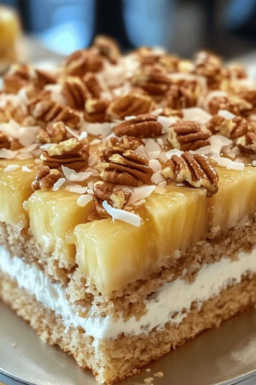 Pineapple Coconut Cake Recipe for Tropical Delight