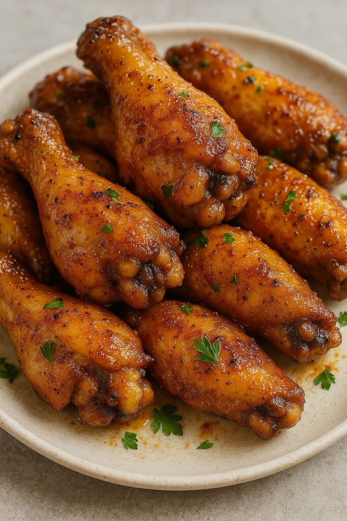 Cajun Garlic Butter Chicken Wings are a must-try