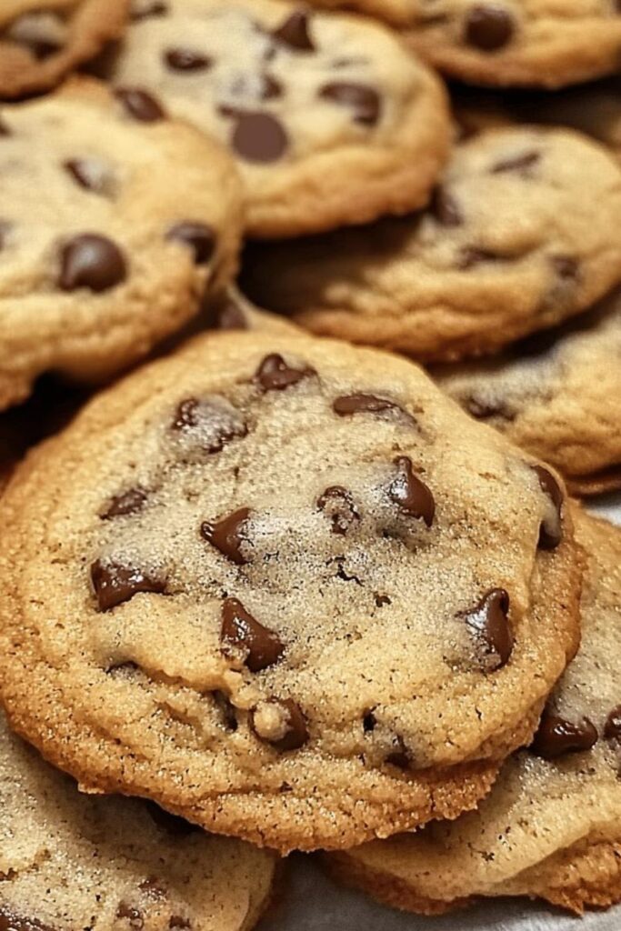 Neighbor Judy's Perfectly Puffy Chocolate Chip Cookies Delight!