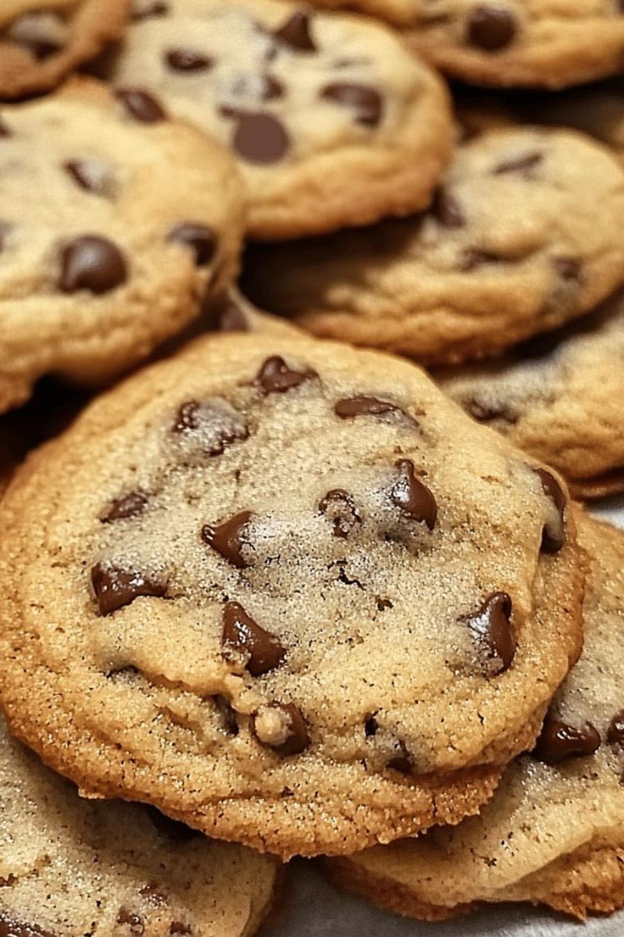 Neighbor Judy's Perfectly Puffy Chocolate Chip Cookies Delight!