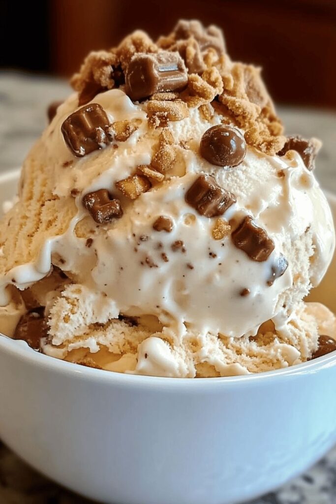 Malted Milk Toffee Crunch Ice Cream is a must-try