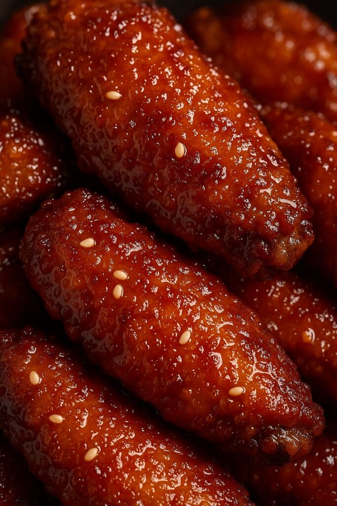 Sticky Honey Garlic Chicken Wings are a must-try