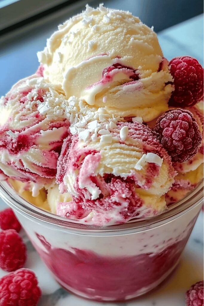 Romantic Raspberry Ripple Ice Cream Recipe to Enjoy