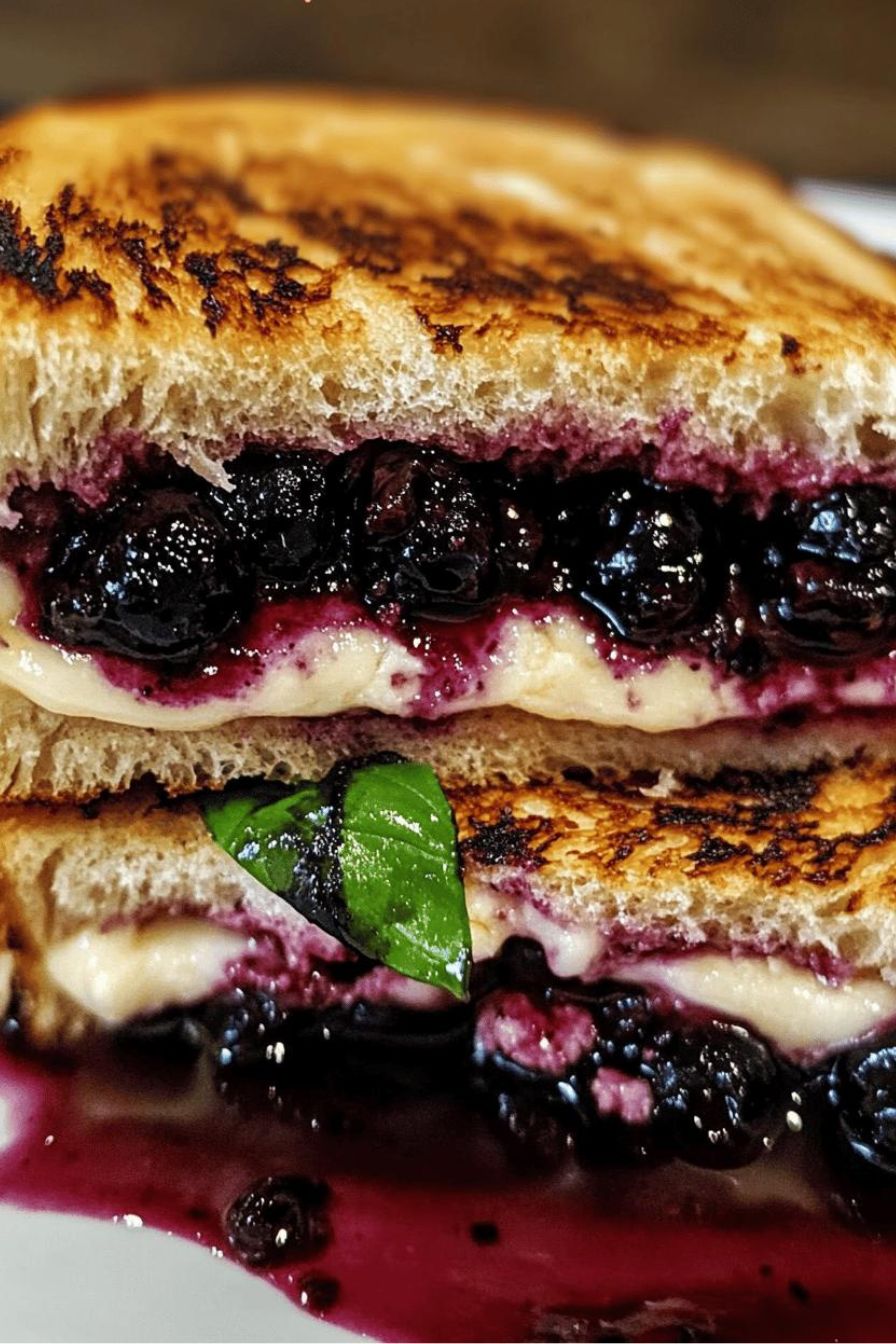 Balsamic Blackberry Bliss Grilled Cheese is divine